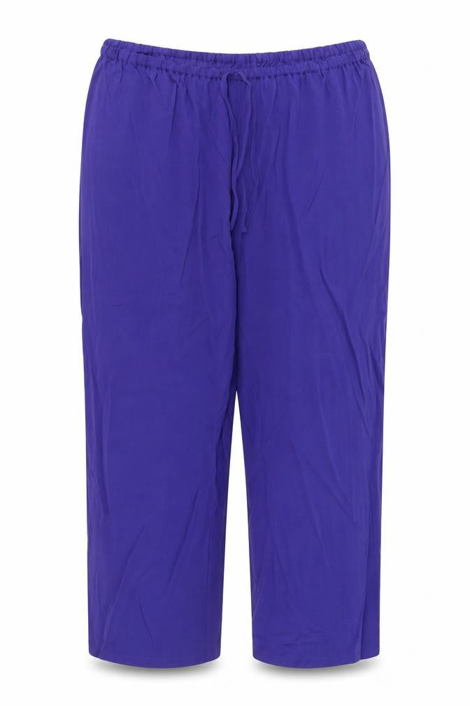 EWM Womens Blue  Polyester Trousers  Size 20 L28 in Regular