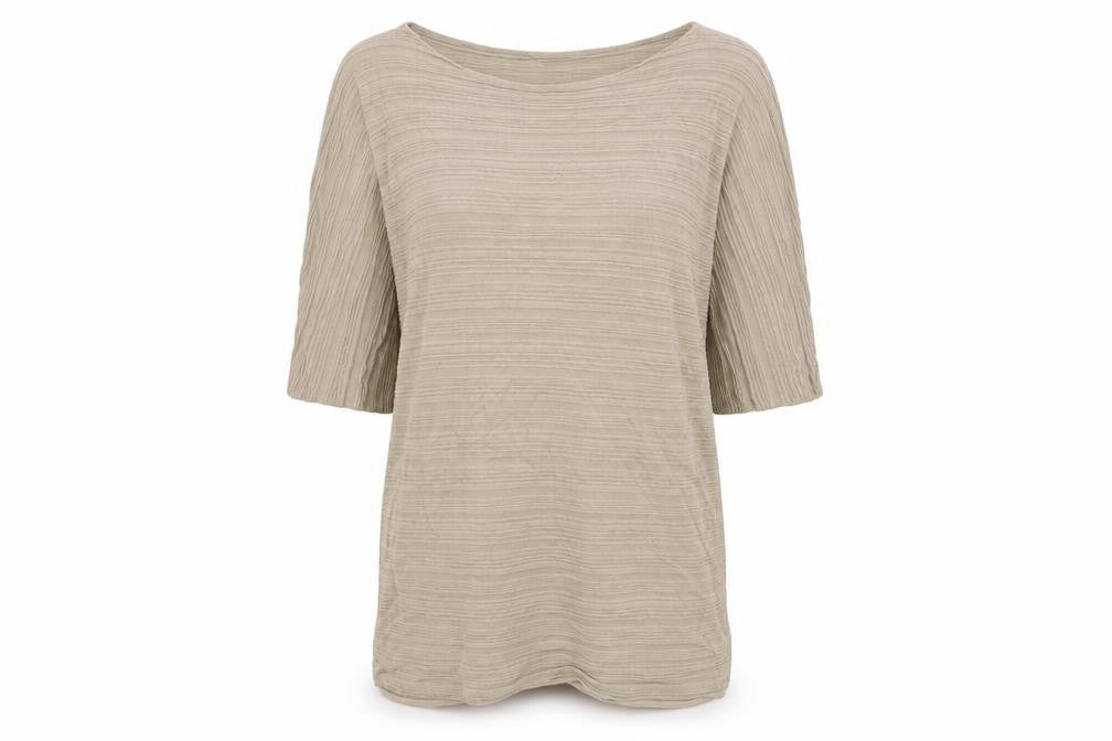 George Womens Beige Boat Neck  Viscose Pullover Jumper Size 8