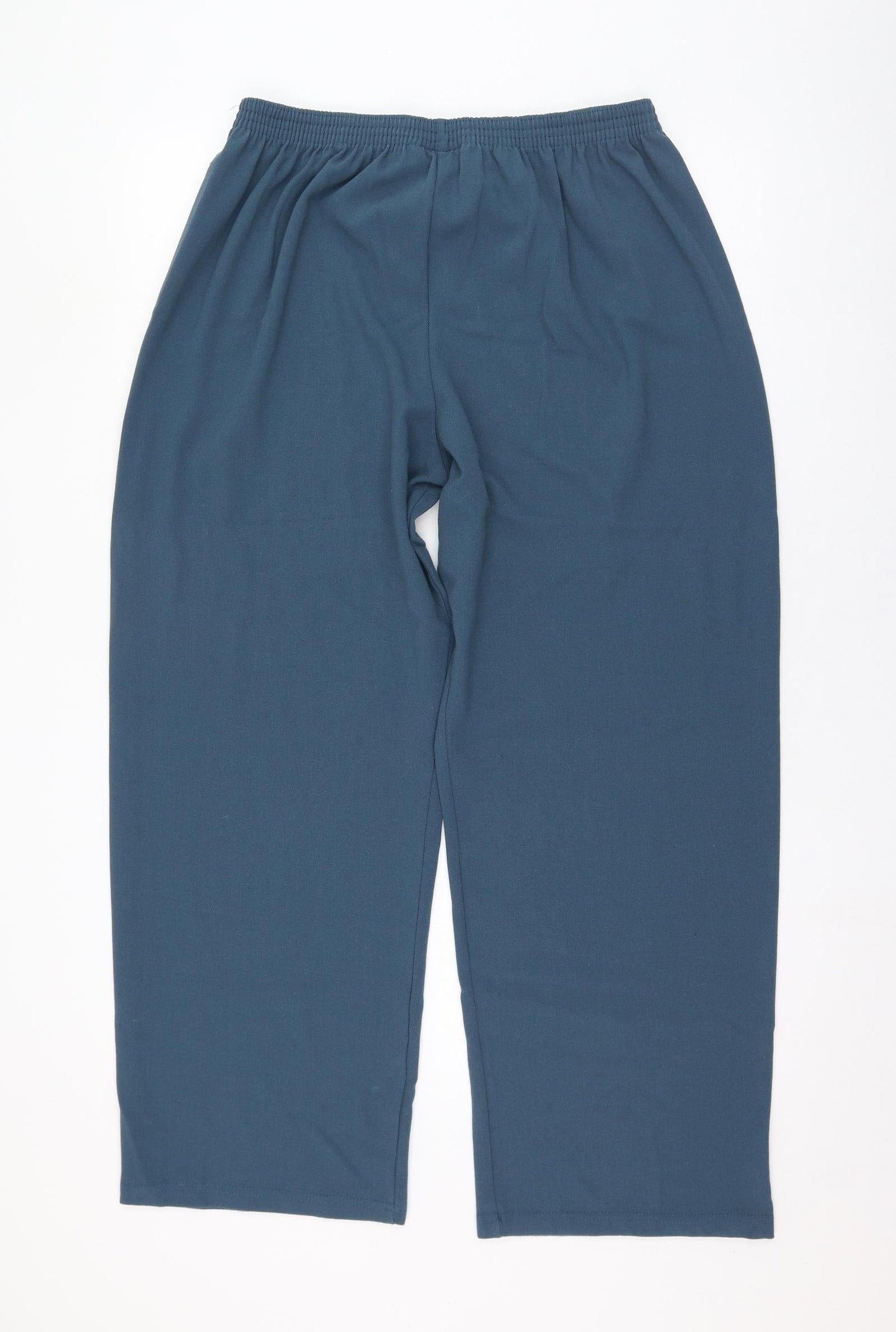 Classic Image Womens Blue  Polyester Trousers  Size 2XL L28 in Regular