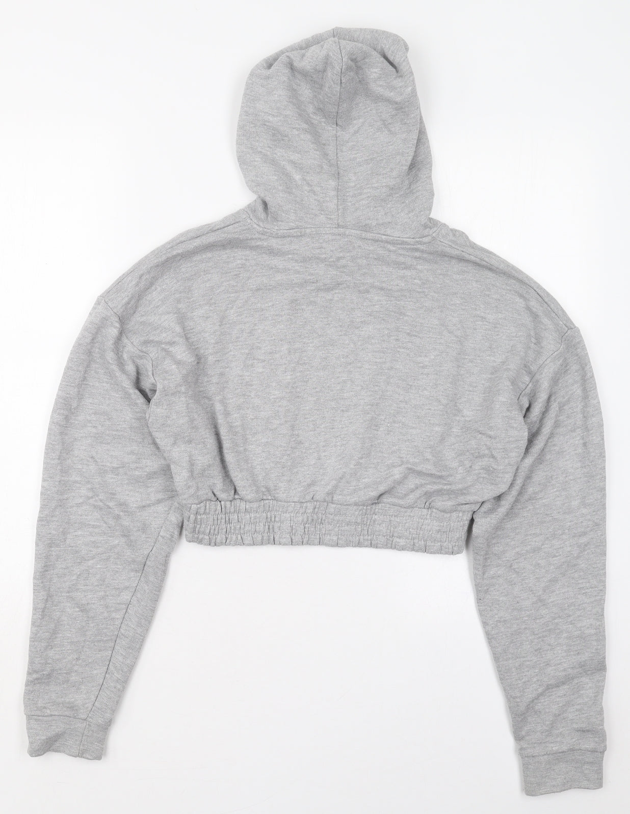 Pink Vanilla Womens Grey  Cotton Pullover Hoodie Size S  Pullover - Kindness