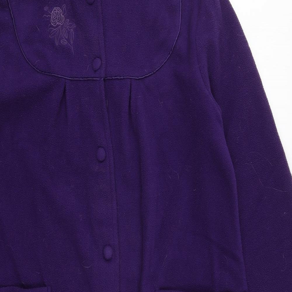 Lady Olga Womens Purple   Jacket  Size 10  Button