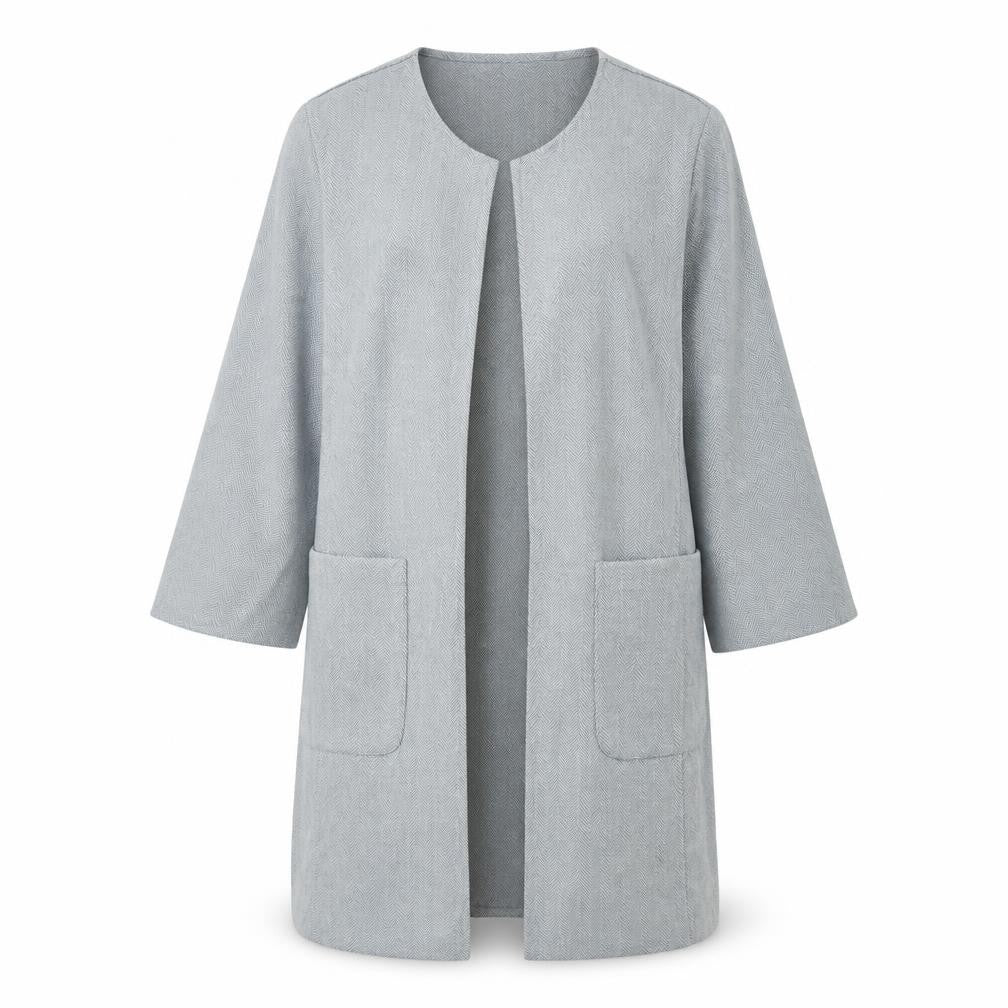 Gerard Womens Grey Crew Neck  Polyester Cardigan Jumper Size 12