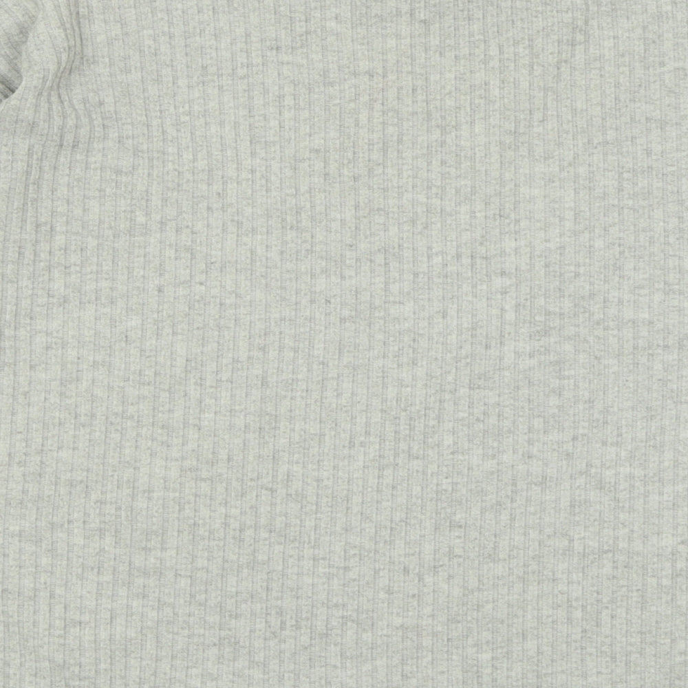 Primark Womens Grey Crew Neck  Polyester Pullover Jumper Size S