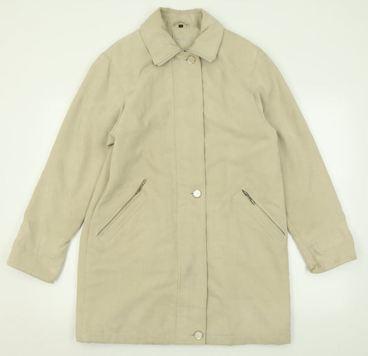 bonmarch Mens Beige   Jacket Coat Size S  Zip
