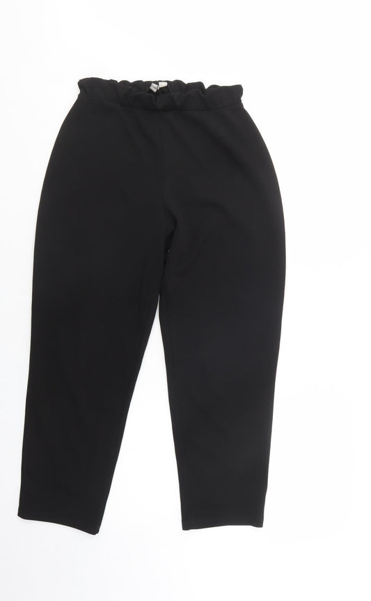 ASOS Womens Black  Polyester Dress Pants Trousers Size 8 L26 in Regular