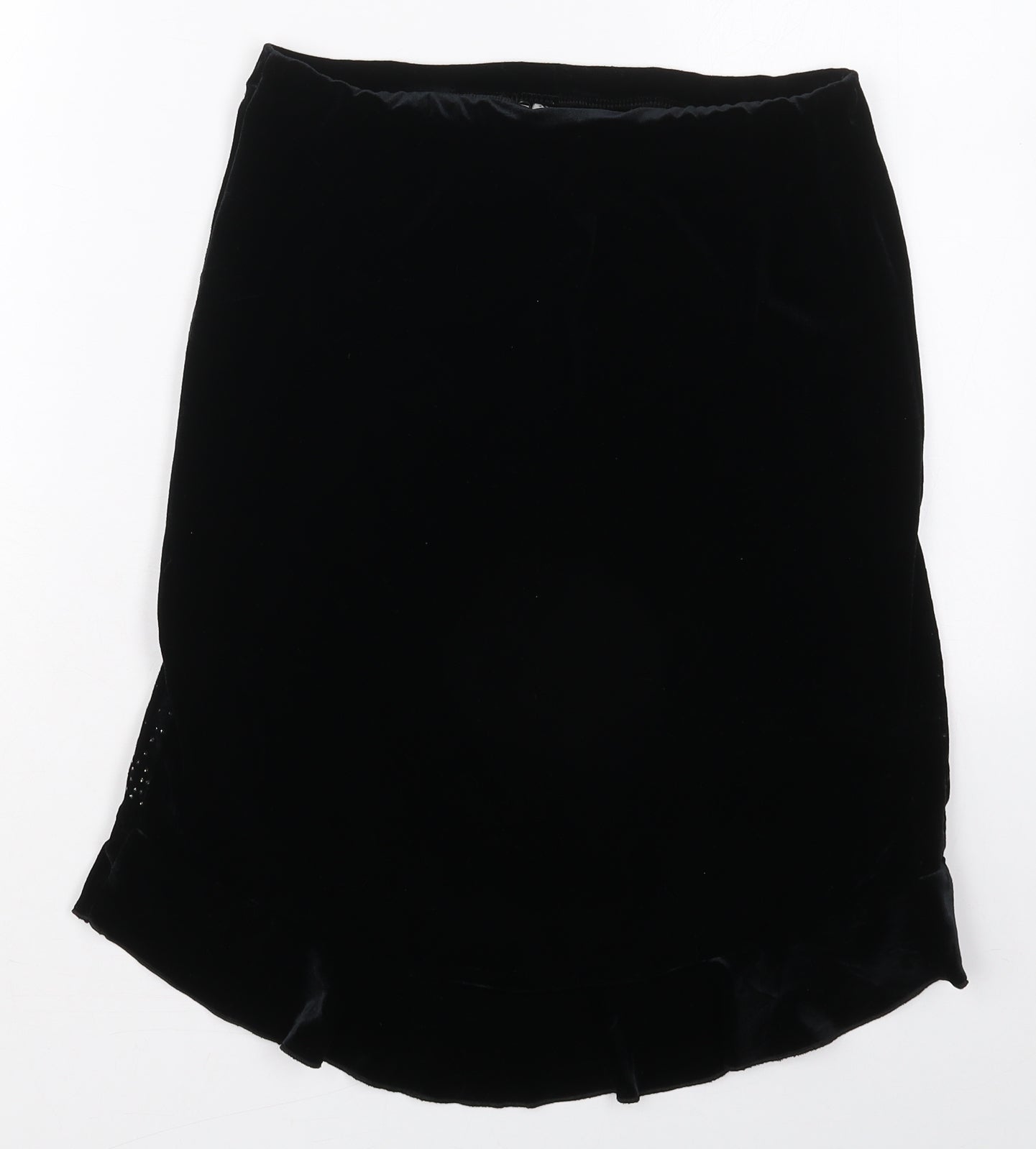IDX Girls Black  Polyester A-Line Skirt Size 12 Years  Regular