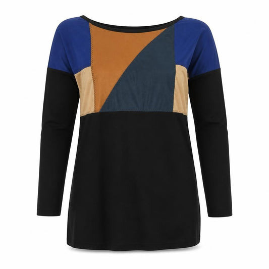 poster  Womens Multicoloured Crew Neck  Viscose Pullover Jumper Size 14