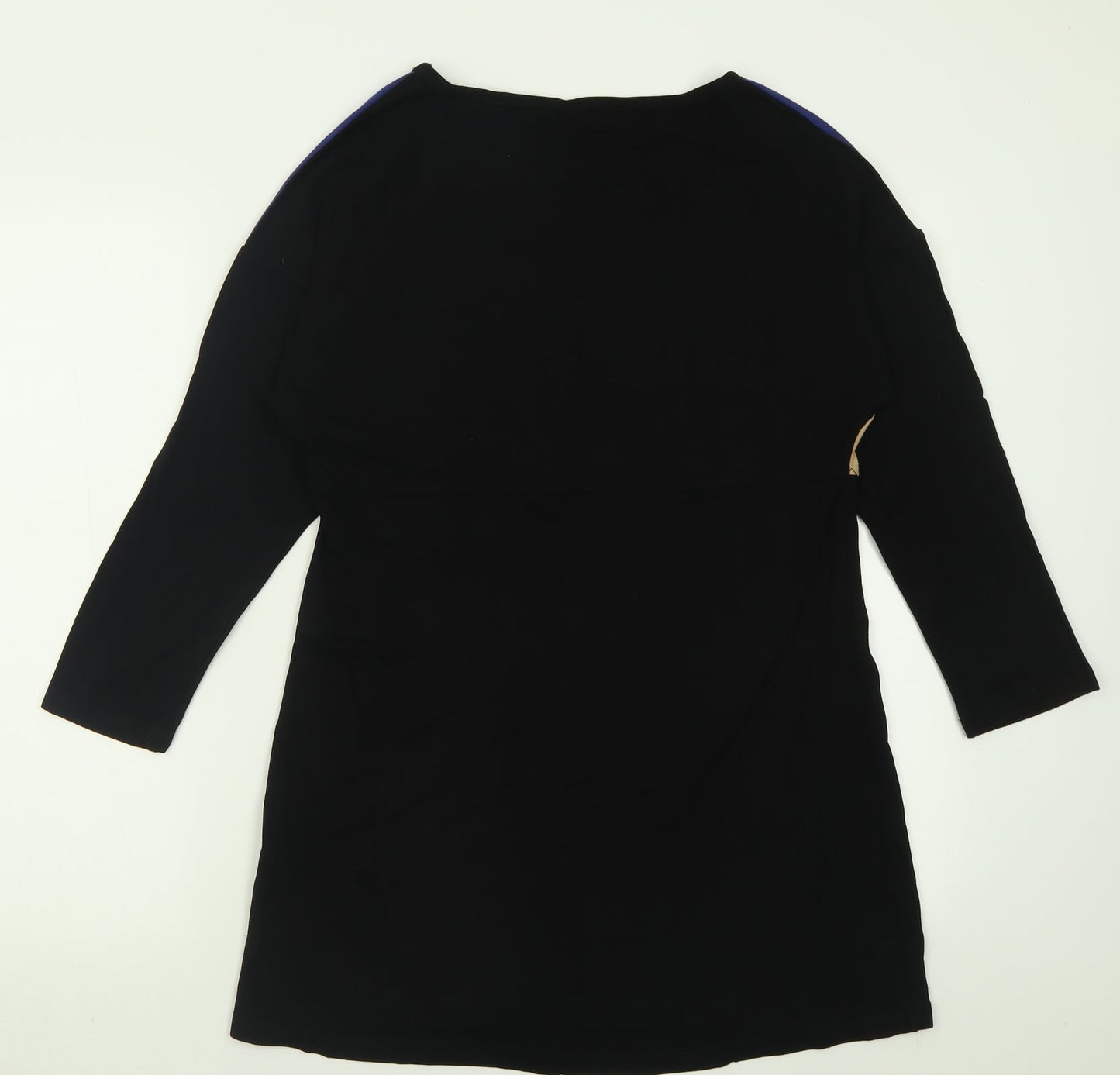 poster  Womens Multicoloured Crew Neck  Viscose Pullover Jumper Size 14