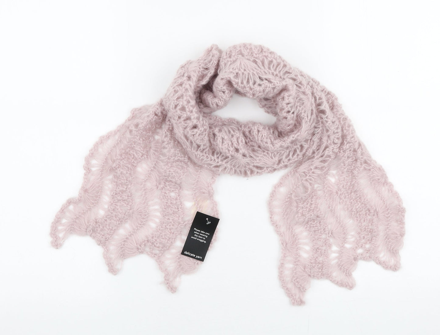 George Womens Pink  Acrylic  Scarf