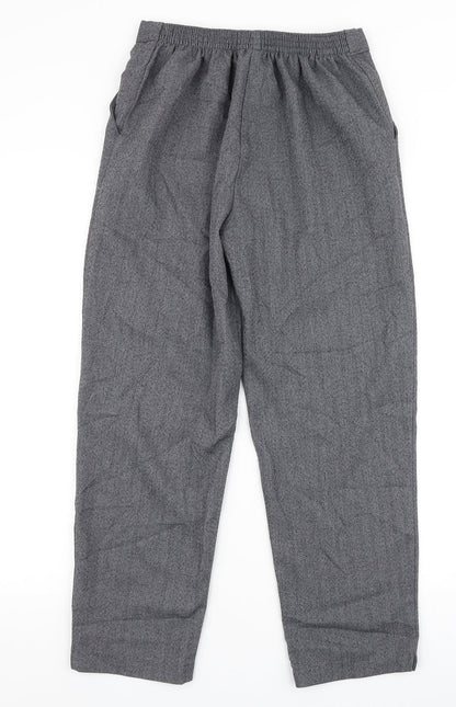 Autonomy Womens Grey  Polyester Dress Pants Trousers Size 12 L25 in Regular