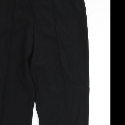 Vida Vi Womens Black  Polyester Trousers  Size 16 L27 in Regular