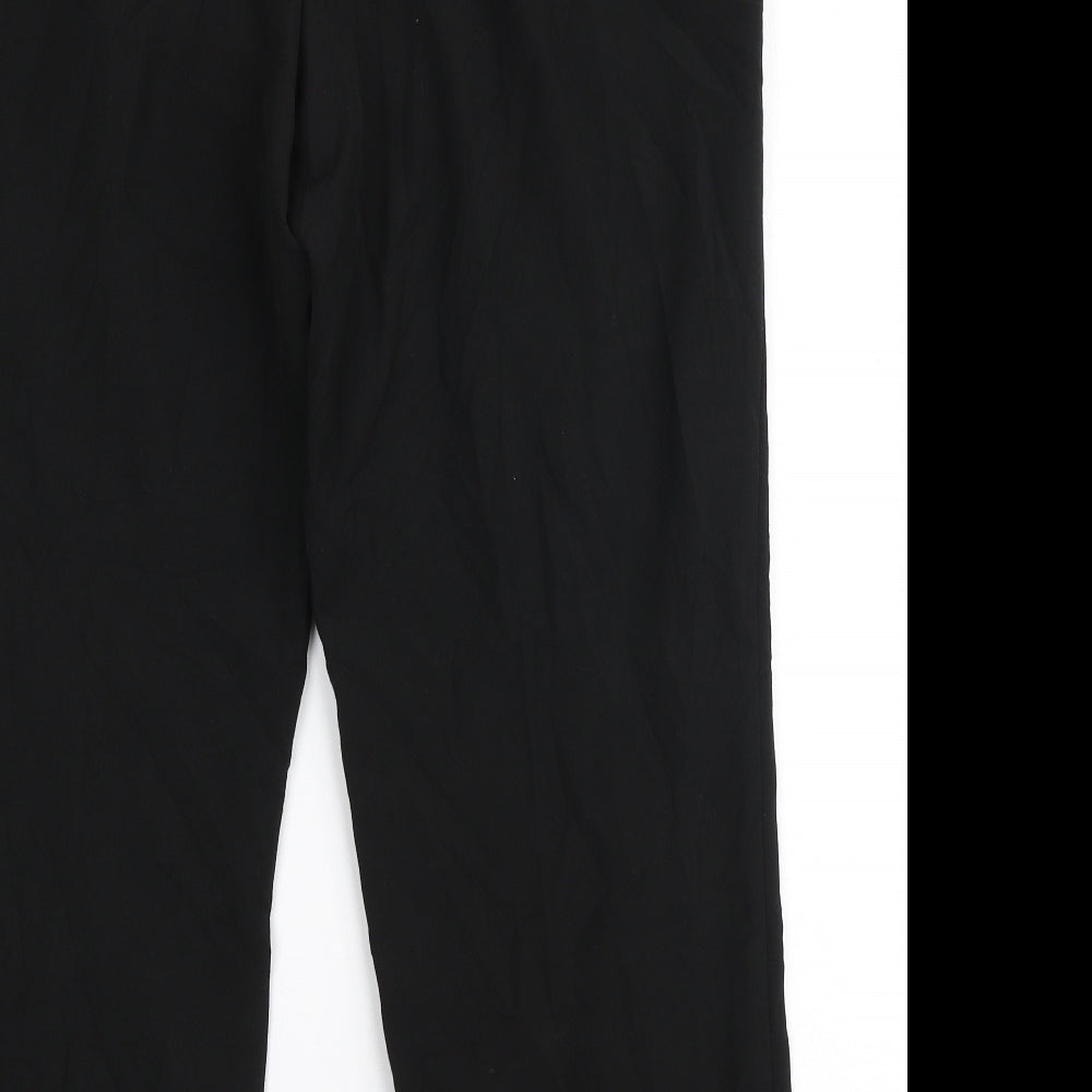 Vida Vi Womens Black  Polyester Trousers  Size 16 L27 in Regular