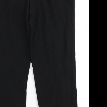 Vida Vi Womens Black  Polyester Trousers  Size 16 L27 in Regular