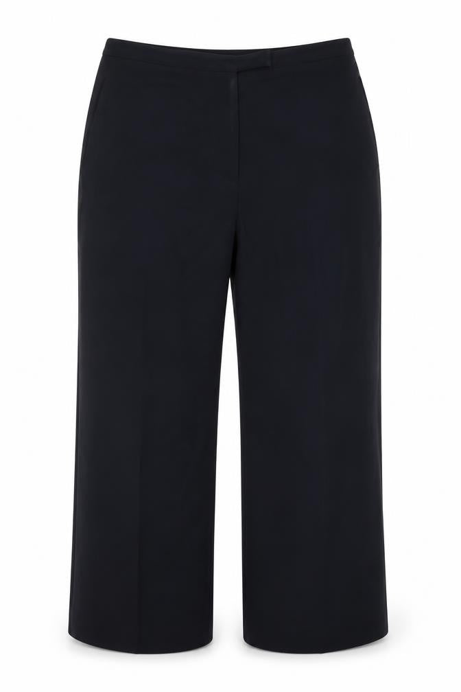 Preworn Womens Blue  Polyester Dress Pants Trousers Size 12 L26 in Regular Hook & Eye