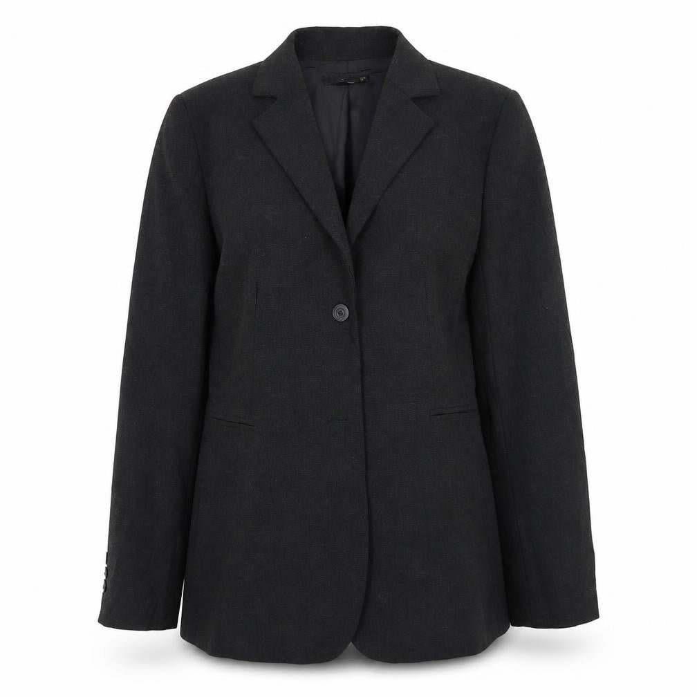 Zara Womens Grey  Polyester Jacket Blazer Size 12