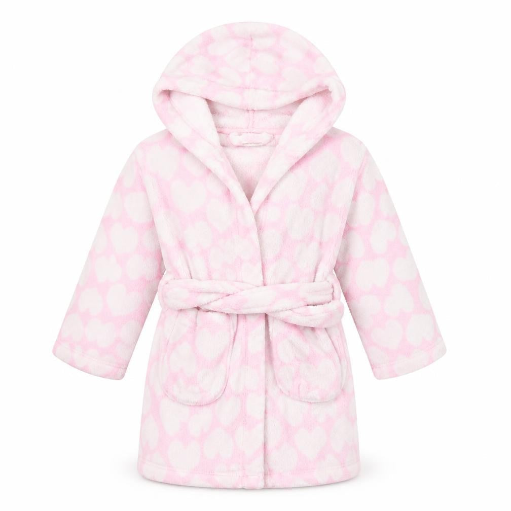 NEXT Girls Pink Geometric Polyester Top Robe Size 2-3 Years  Tie