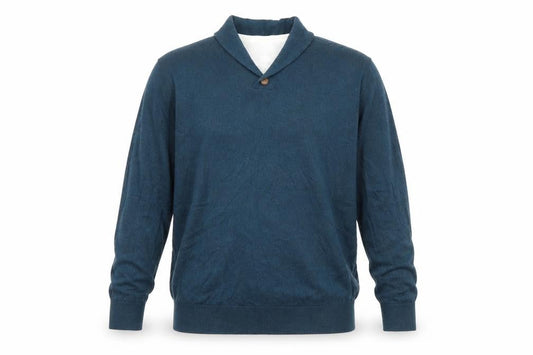 Burton Mens Blue Roll Neck  Polyester Pullover Jumper Size XL