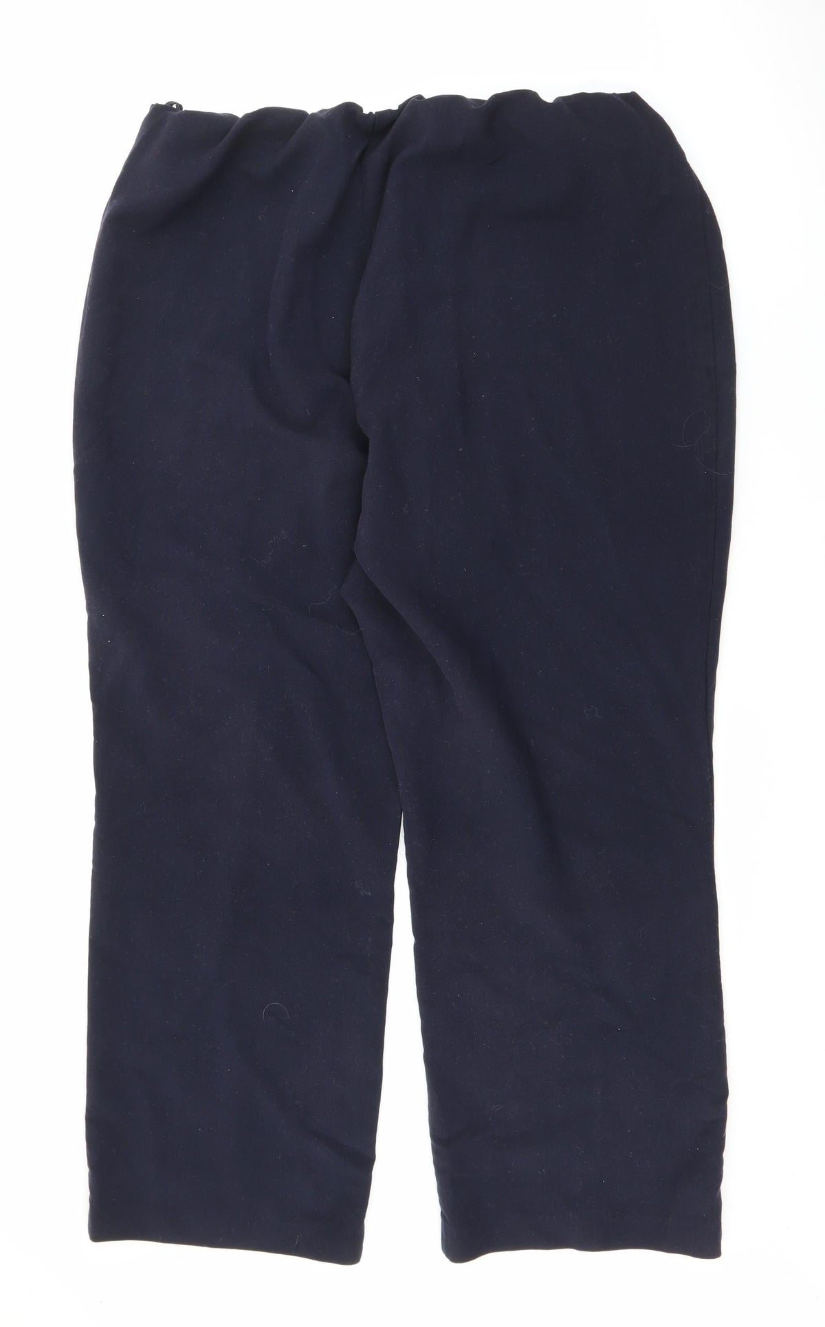 Preworn Womens Blue  Polyester Trousers  Size 18 L26 in Regular