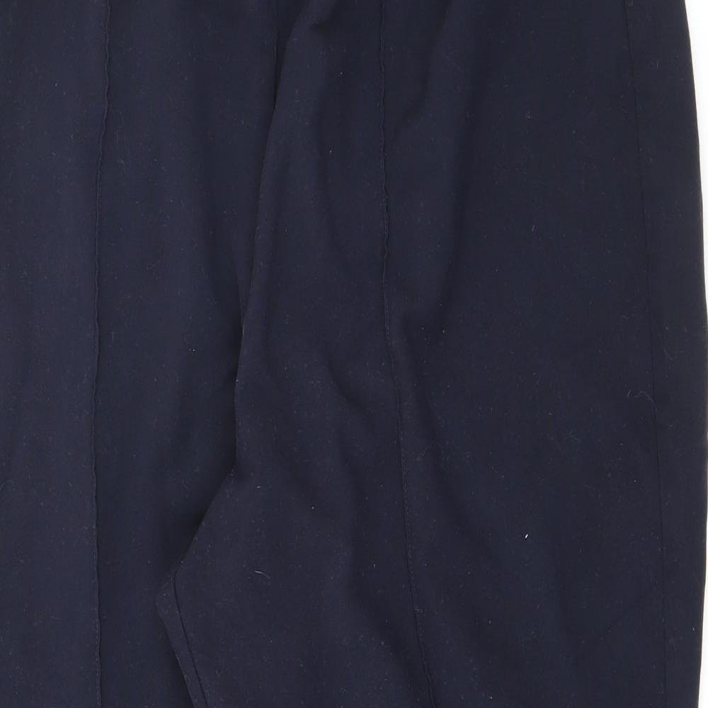 Preworn Womens Blue  Polyester Trousers  Size 18 L26 in Regular