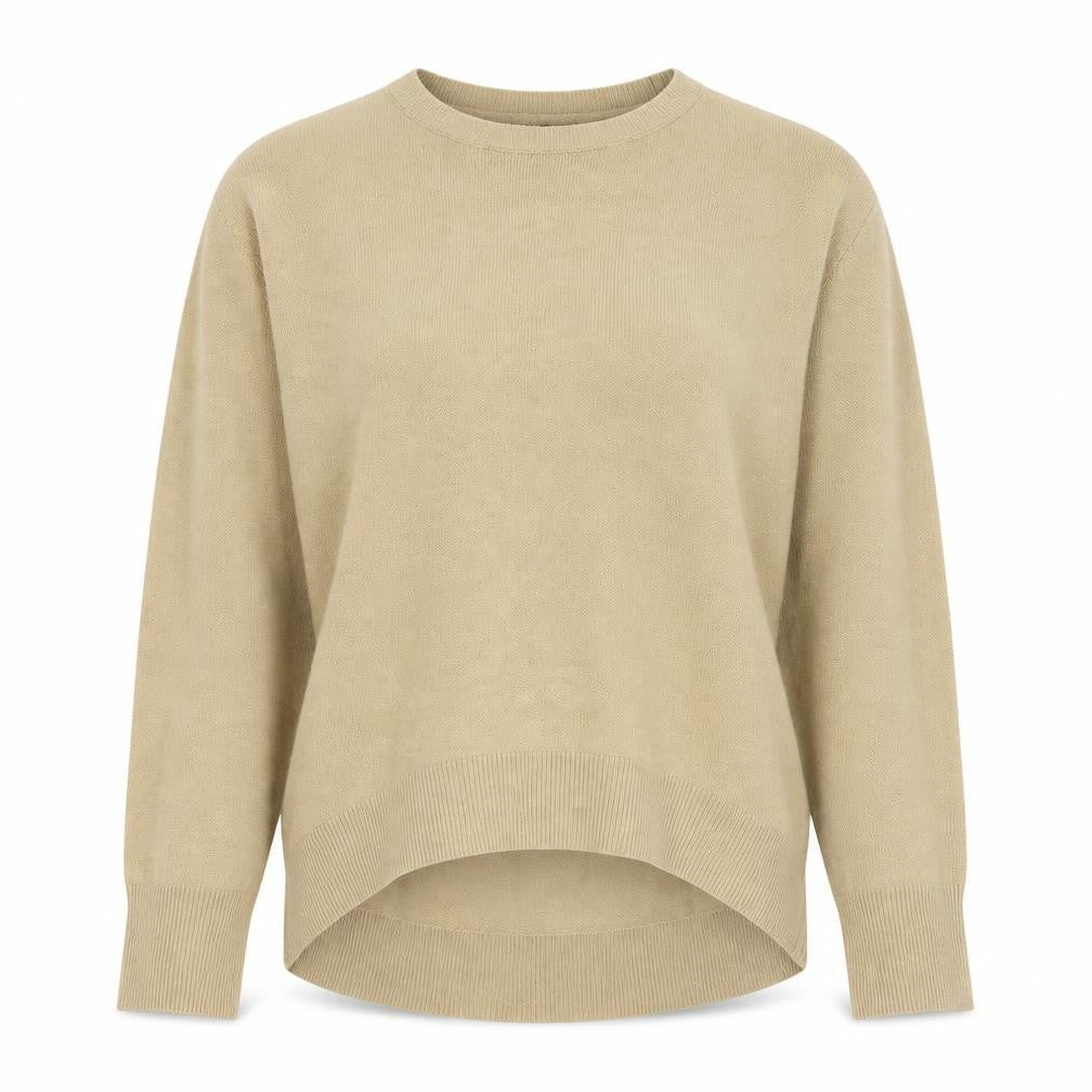 Primark Womens Brown Round Neck  Acrylic Pullover Jumper Size 10