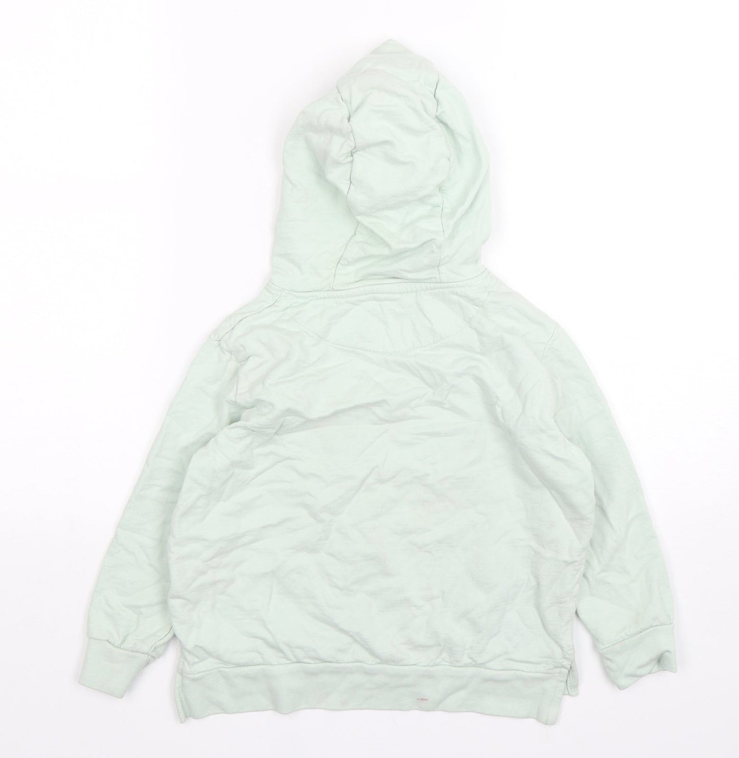 Jeff & Co Girls Green  Cotton Pullover Hoodie Size 7-8 Years   - Ballerina