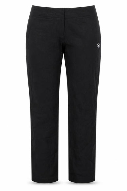 Turtex Womens Black  Polyester Trousers  Size 32 in L30 in Regular Hook & Eye