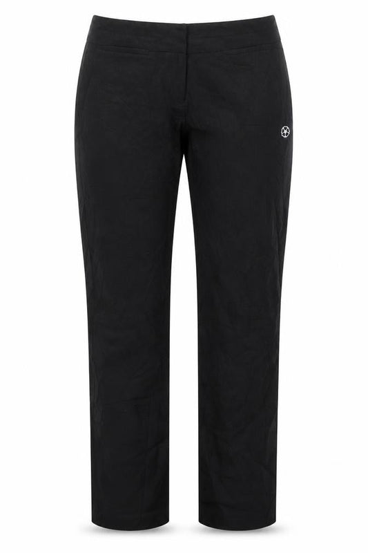 Turtex Womens Black  Polyester Trousers  Size 32 in L30 in Regular Hook & Eye