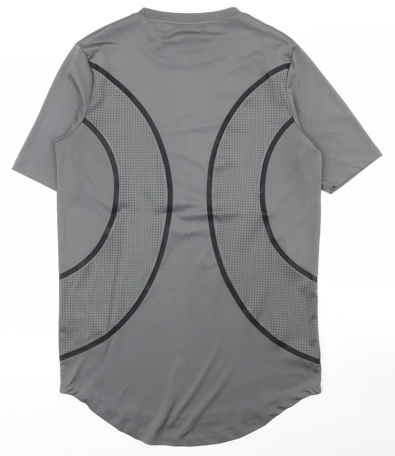 ASOS Mens Grey  Polyester Pullover T-Shirt Size S Round Neck Pullover