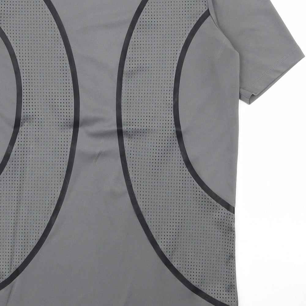 ASOS Mens Grey  Polyester Pullover T-Shirt Size S Round Neck Pullover