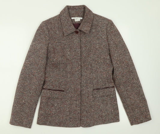 Cote Femme Womens Brown   Jacket  Size 12  Button