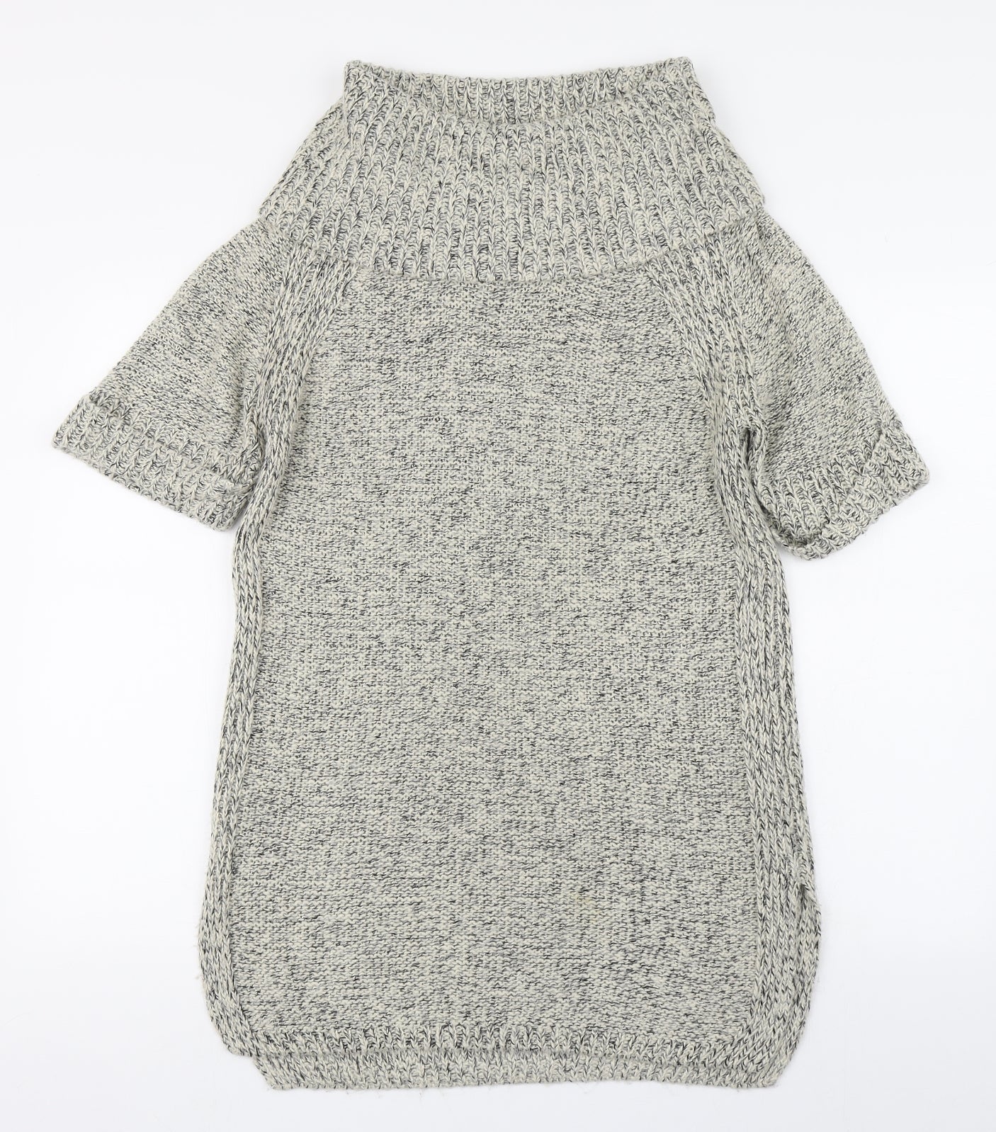 New Look Womens Beige Roll Neck  Acrylic Pullover Jumper Size M