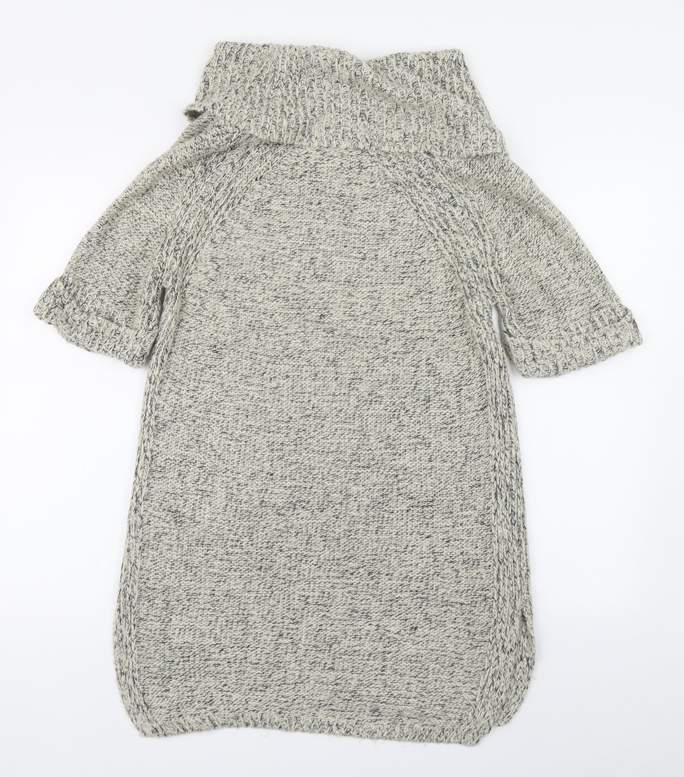 New Look Womens Beige Roll Neck  Acrylic Pullover Jumper Size M