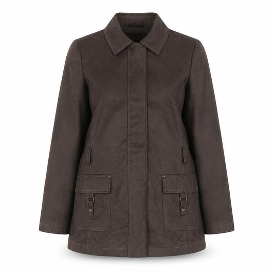 Bonmarché Womens Grey Jacket Coat Size S Zip