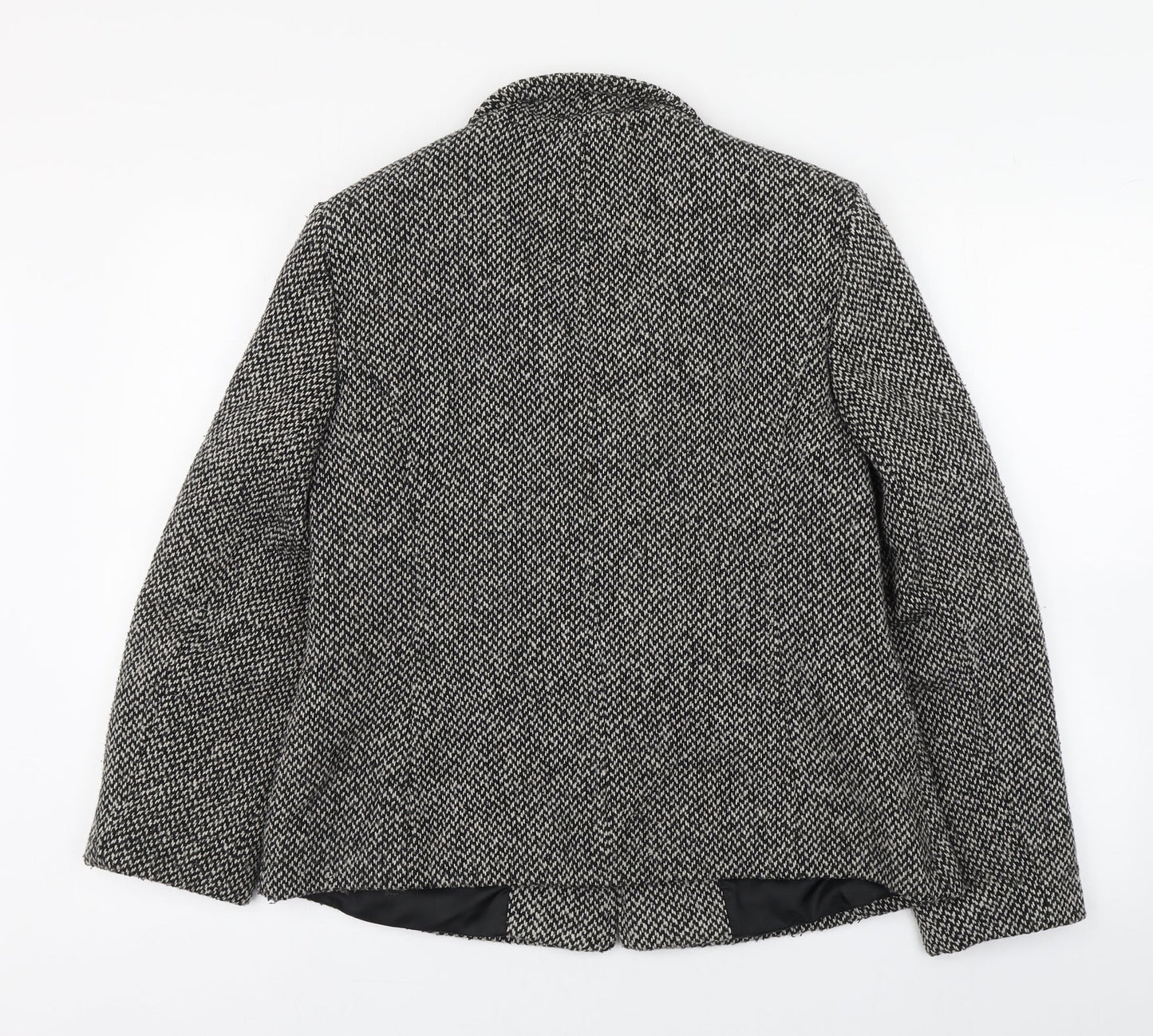 BHS Womens Black   Jacket Blazer Size 12  Button