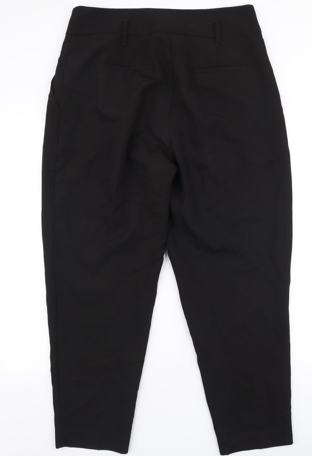 New Look Womens Black  Polyester Dress Pants Trousers Size 14 L27 in Regular Zip