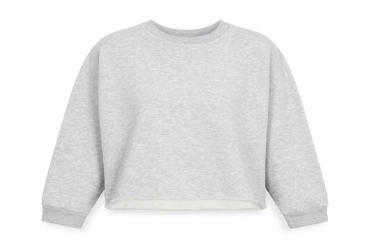Primark Womens Green  Polyester Pullover Sweatshirt Size 6  Pullover - Cropped