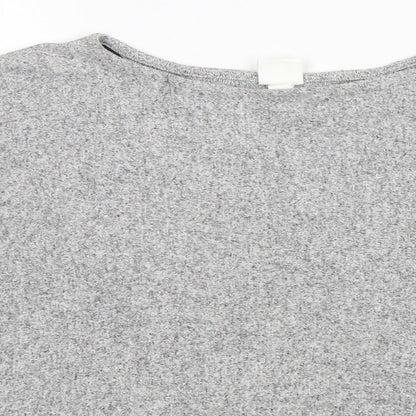 H&M Womens Grey  Polyester Pullover Sweatshirt Size M  Pullover
