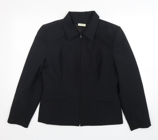 Etam Womens Black   Jacket  Size 14  Zip