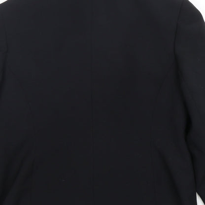 Preloved Etam Womens Black   Jacket  Size 14  Zip - Label