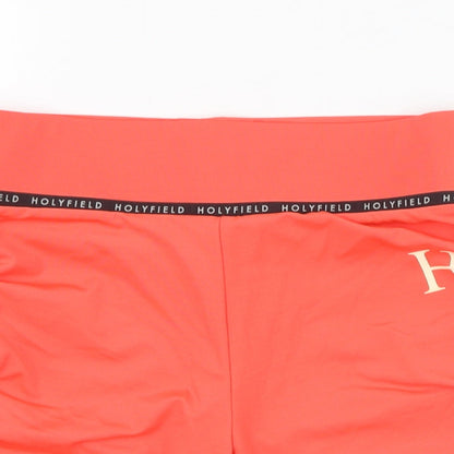 Preloved Hollyfield Girls Pink  Polyester Compression Shorts Size 14-15 Years  Regular - Detail