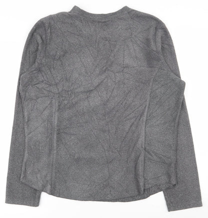 Gap Womens Grey  Polyester Pullover Sweatshirt Size L  Pullover