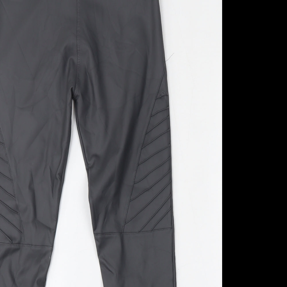 Verso Womens Grey  Polyamide Trousers  Size S L26 in Regular