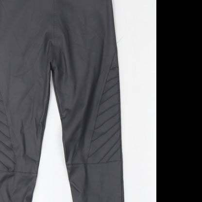 Verso Womens Grey  Polyamide Trousers  Size S L26 in Regular
