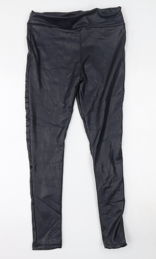 Babe Womens Grey  Polyamide Trousers  Size S L27 in Regular