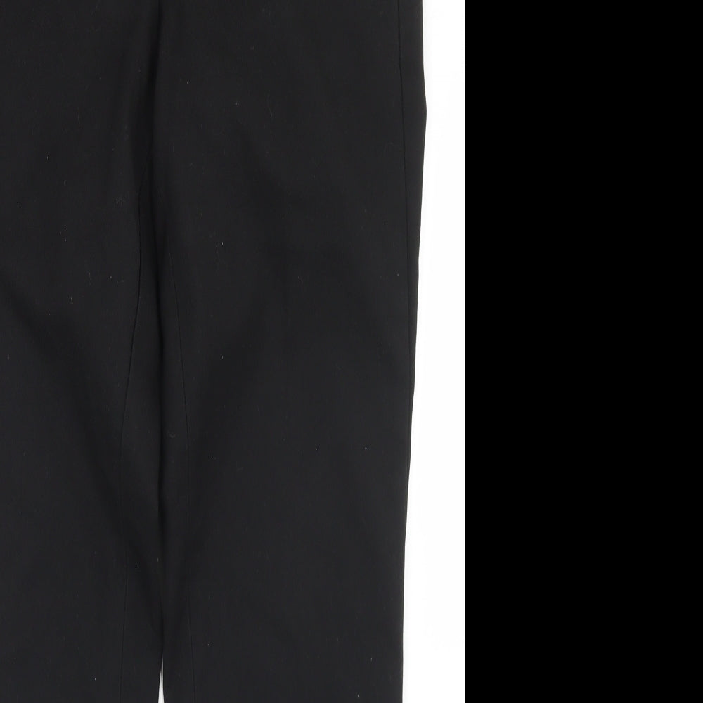 1880 Mens Black  Polyester Dress Pants Trousers Size 32 in L28 in Regular Button