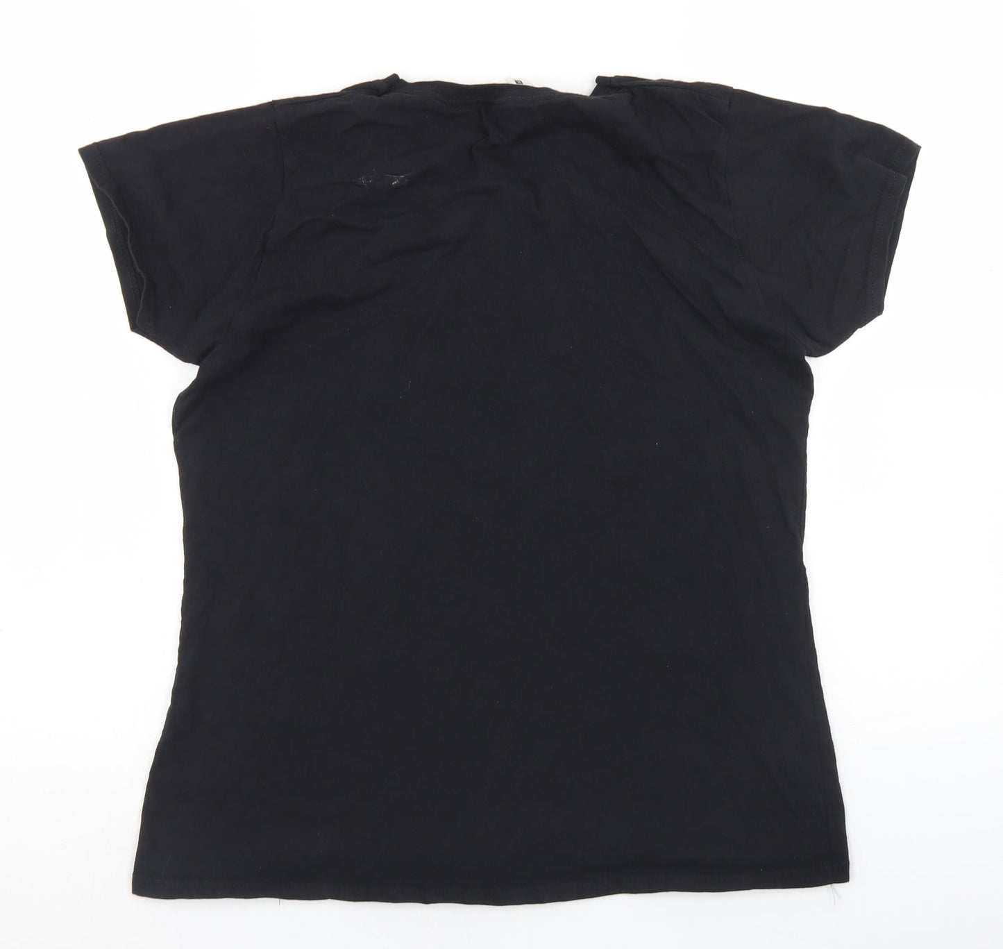 Fruit of the Loom Womens Black  Cotton Basic T-Shirt Size XL Crew Neck - Mean Girls, Fetch