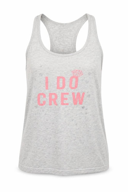 Primark Womens Grey  Cotton Basic Tank Size 6 Round Neck - Wedding/Stag