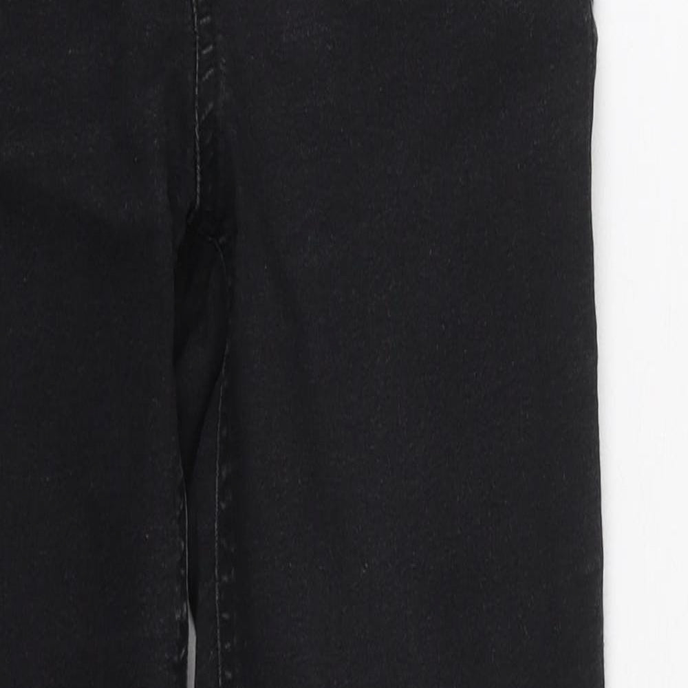 Marks and Spencer Womens Black  Cotton Jegging Jeans Size 8 L25 in Regular