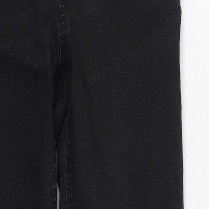 Marks & Spencer Womens Black  Cotton Jegging Jeans Size 8 L25 in Regular