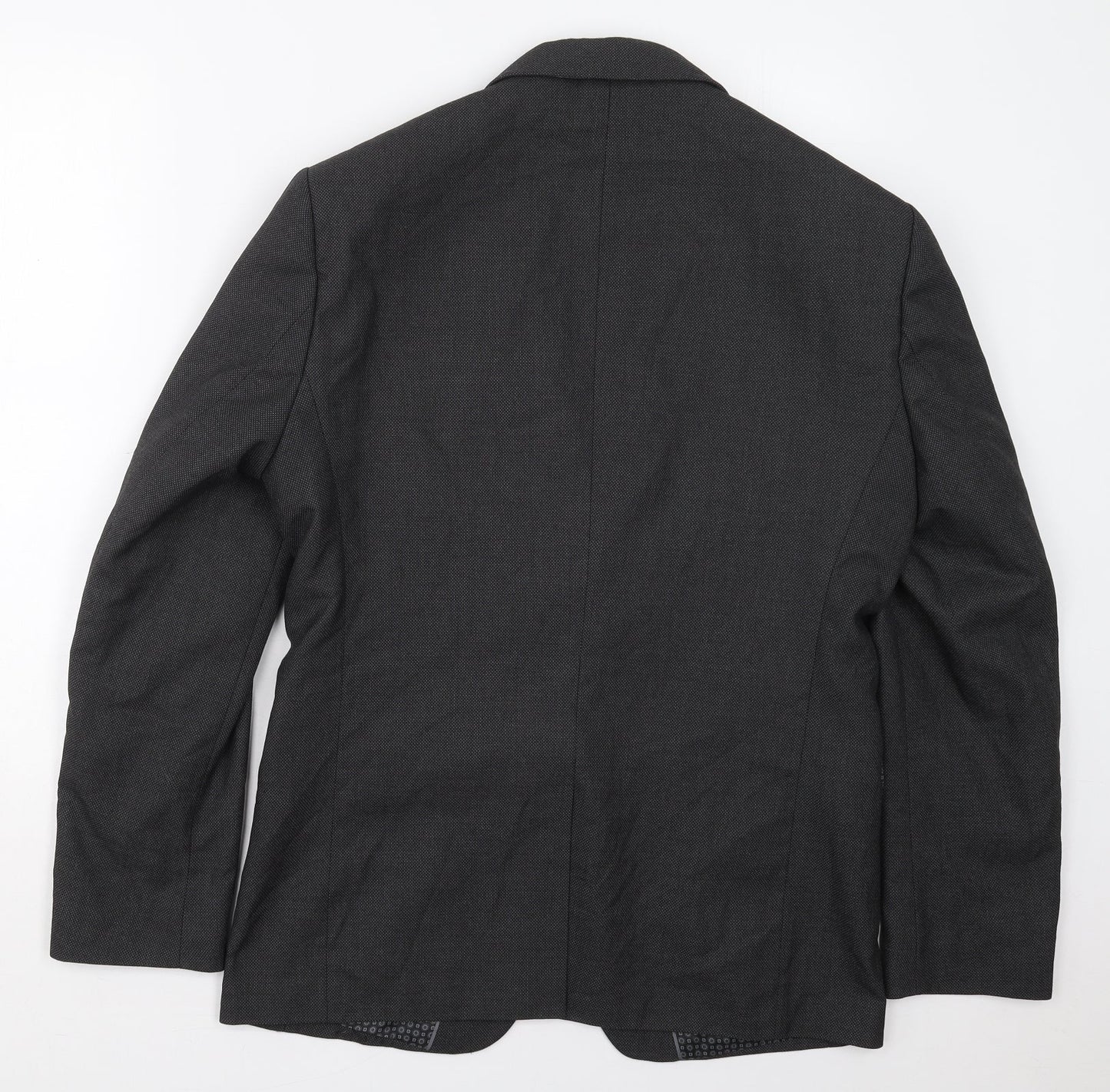 NEXT Mens Grey  Polyester Jacket Suit Jacket Size 40